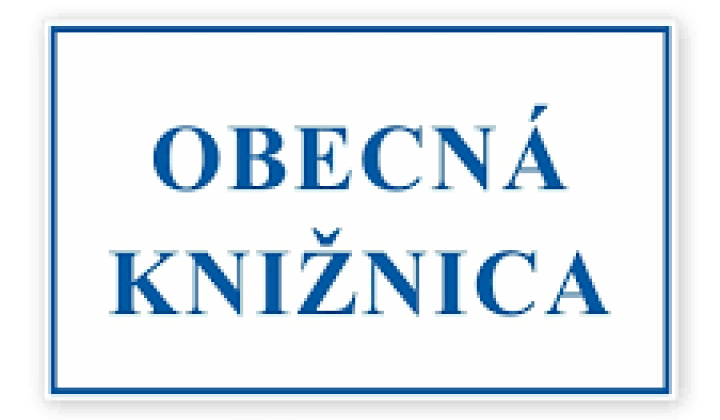 Fotka - Oznam obecná knižnica výhodná registrácia pre nových čitateľov